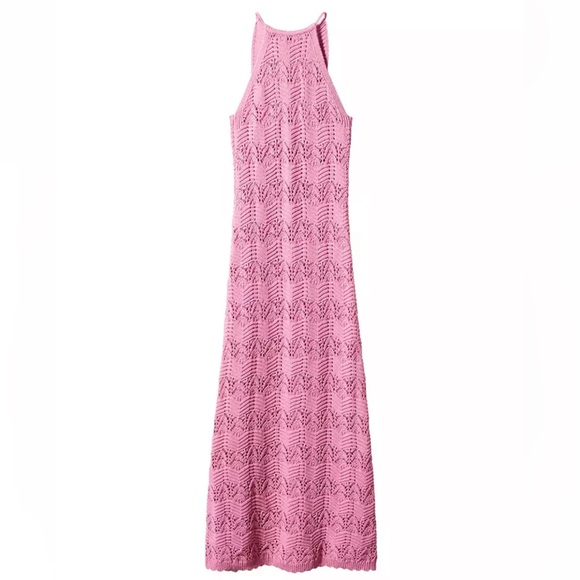 SOLD. NWT House of Harlow 1960 Crochet knit dress in daffodil 🌼 yellow - Picture 4 of 11